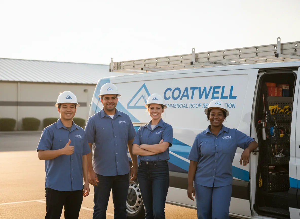 Commercial roof coating company in Vienna, OH